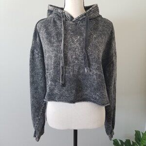 CHEMISTRY oversized cropped hoodie L